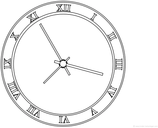 uhr-mit-roemischen-zahlen-ausmalvorlage