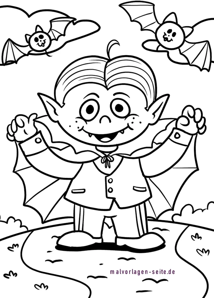 vampirkind-mit-fledermaeusen-fuer-halloween