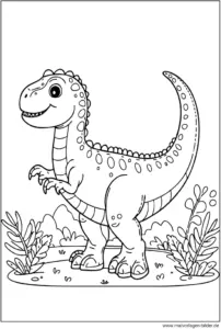 velociraptor-ausmalvorlage-fuer-kinder