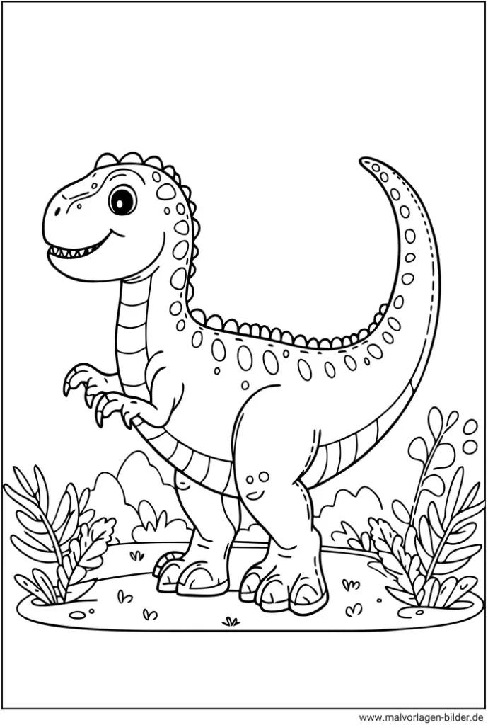 velociraptor-ausmalvorlage-fuer-kinder