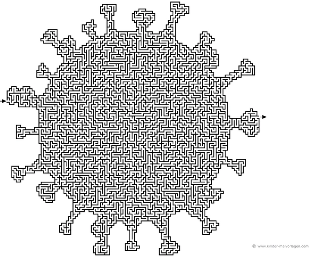 virus-labyrinth-ausmalvorlage