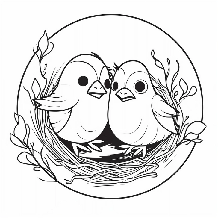 voegel-im-nest-mit-pflanzen-und-zweigen