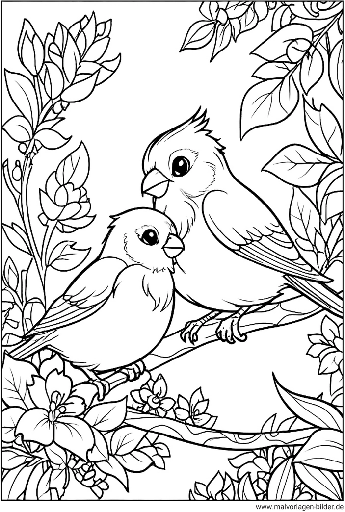 vogel-mit-blueten-ausmalbild-fuer-kinder