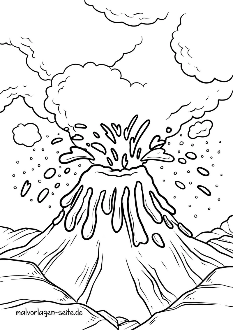 vulkan-ausmalvorlage-fuer-kinder