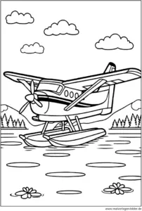 wasserflugzeug-auf-see-ausmalbild