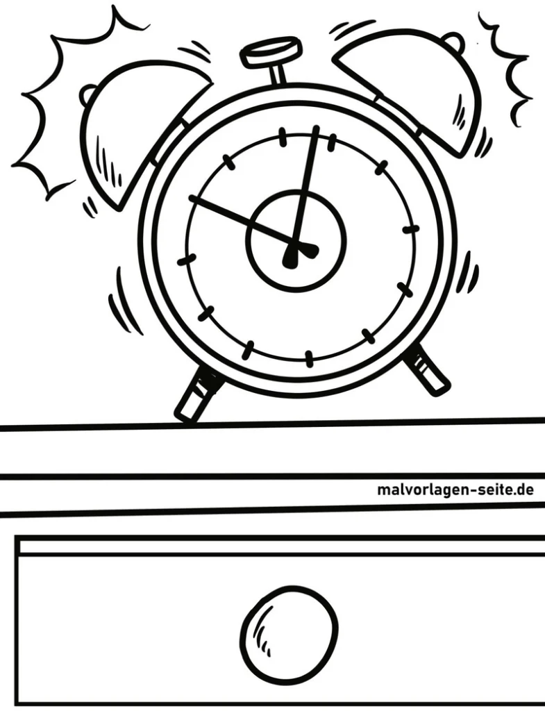 wecker-ausmalvorlage-fuer-kinder