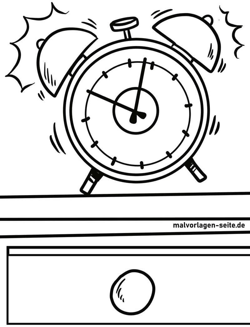 wecker-ausmalvorlage-fuer-kinder
