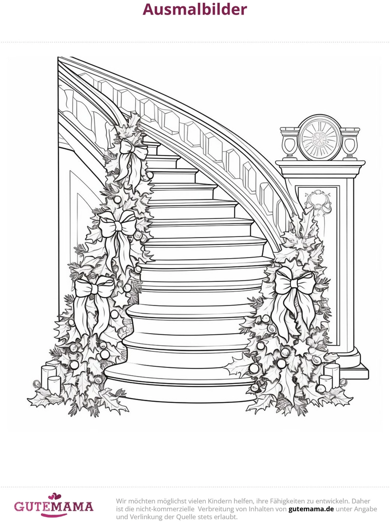 weihnachts-treppe-mit-deko