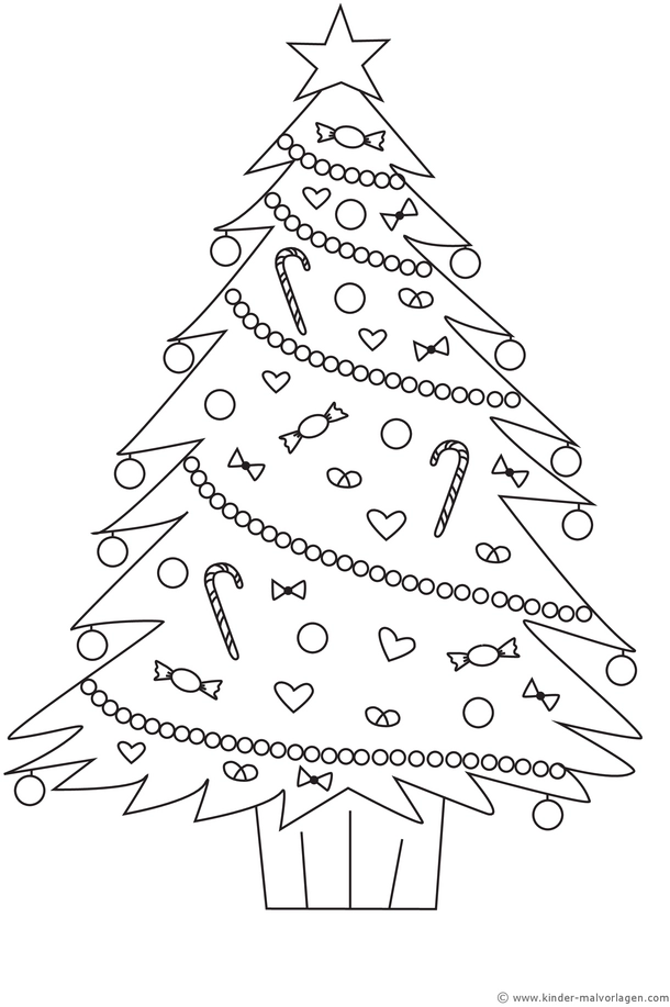 weihnachtsbaum-ausmalvorlage-mit-dekorationen