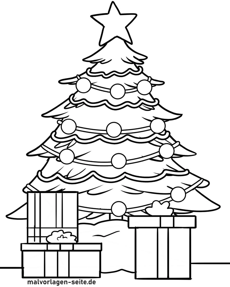 weihnachtsbaum-mit-geschenken-malvorlage