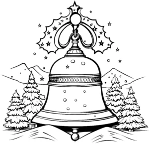 weihnachtsglocke-in-winterlandschaft