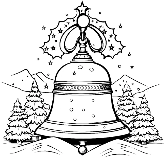 weihnachtsglocke-in-winterlandschaft