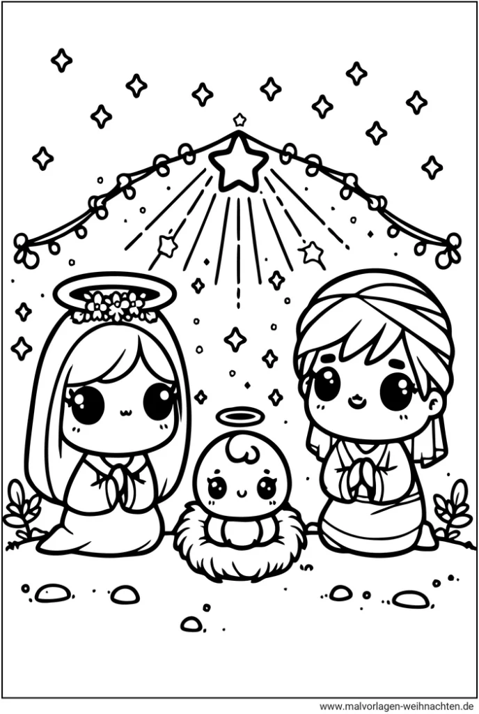 weihnachtskrippe-engel-baby-hirte-ausmalbild