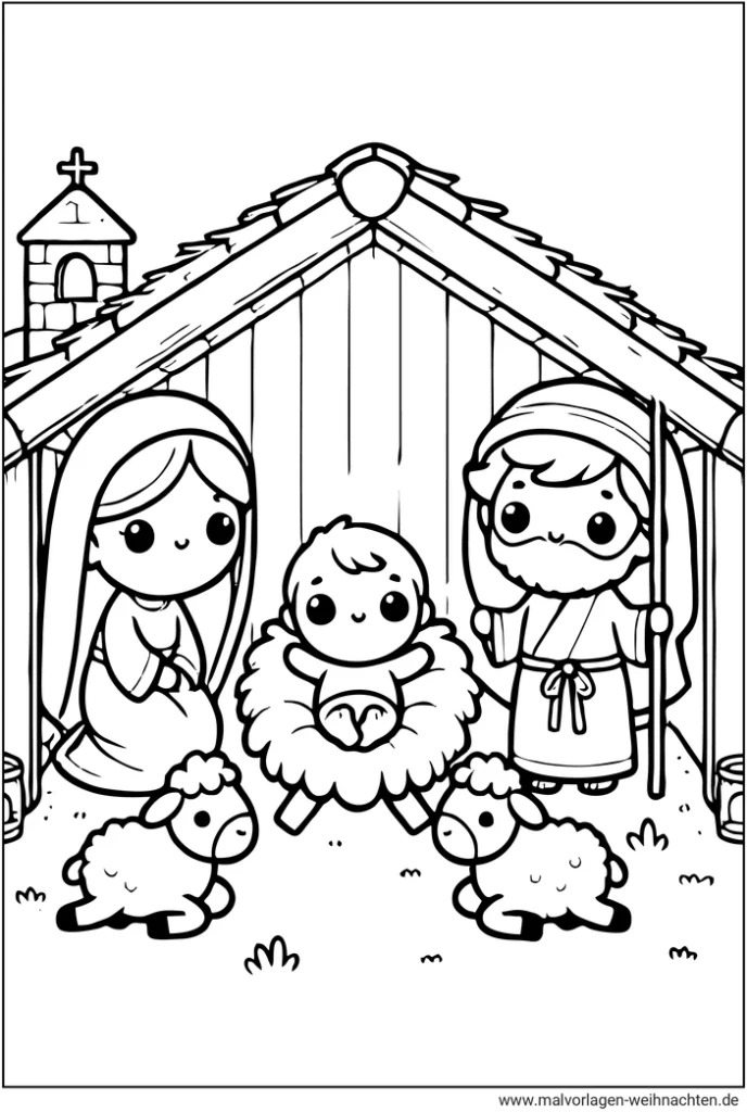 weihnachtskrippe-maria-josef-mit-kind-und-schafen