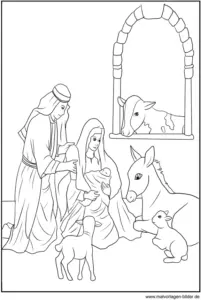 weihnachtskrippe-mit-maria-und-josef