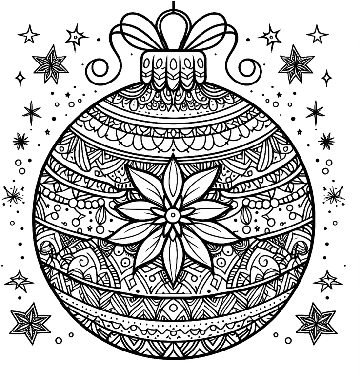 weihnachtskugel-ausmalvorlage-mit-sternen-und-blumen