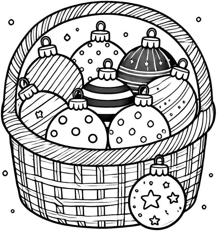 weihnachtskugeln-im-korb-ausmalvorlage