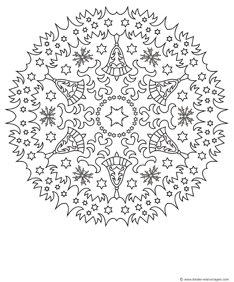 weihnachtsmandala-glocken-schneeflocken