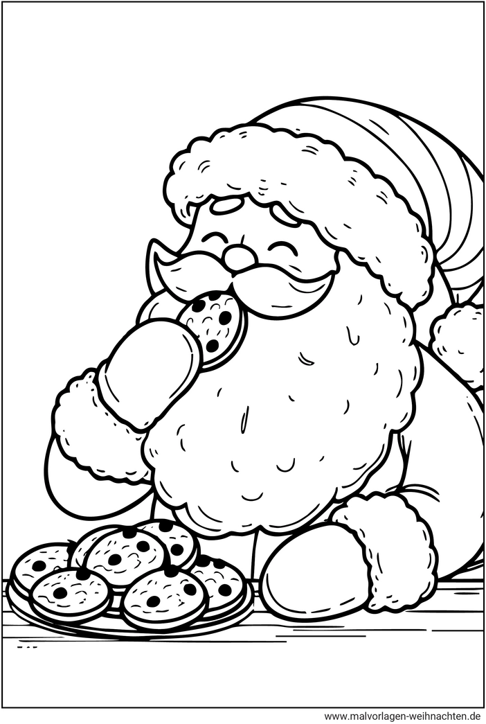 weihnachtsmann-kekse-ausmalvorlage