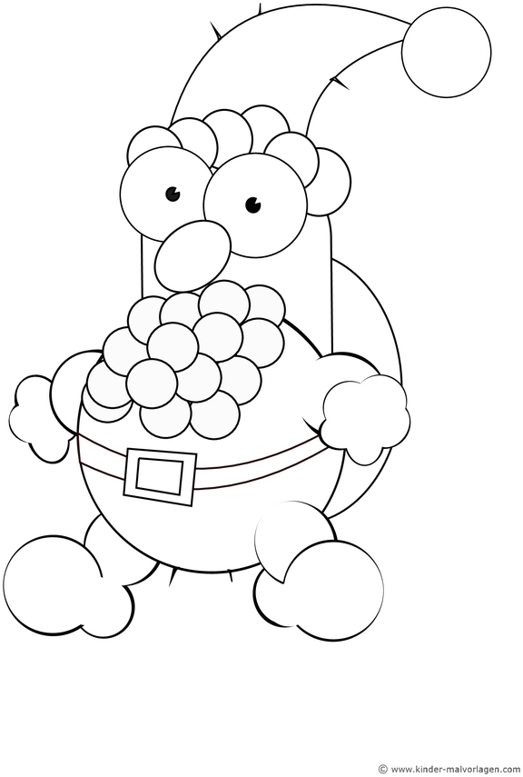 weihnachtsmann-mit-hut-und-bart-malvorlage