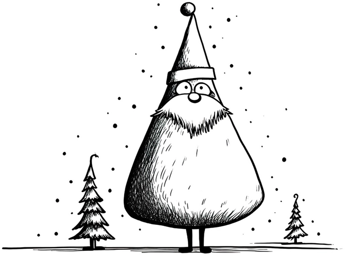 weihnachtsmann-mit-tannenbaeumen-ausmalvorlage