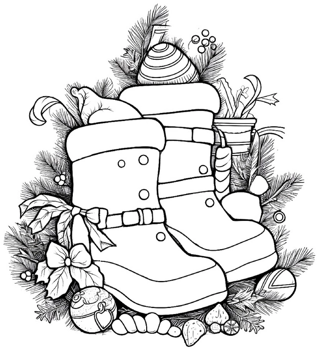 weihnachtsmann-socken-mit-festlichen-elementen