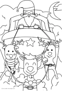 weihnachtsmann-und-rentiere-malen