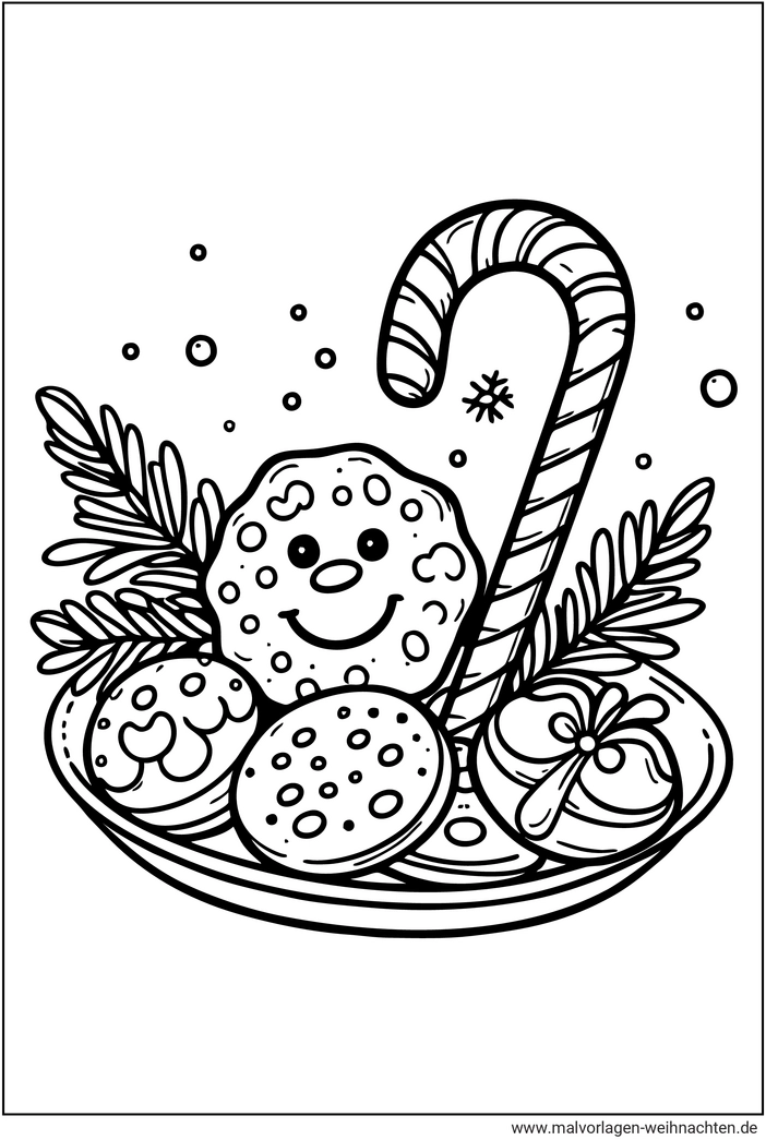 weihnachtsplaetzchen-und-zuckerstange-ausmalvorlage