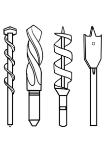 werkzeuge-bohrer-schraubendreher-ausmalvorlage