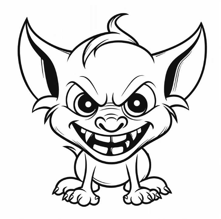 wichtel-grinsend-ausmalvorlage