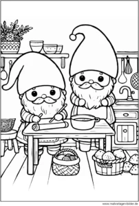 wichtel-in-der-kueche-ausmalvorlage