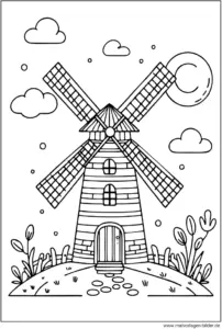 windmuehle-natur-und-architektur-ausmalvorlage