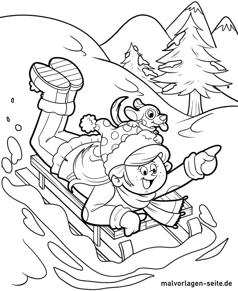 winter-schlittenfahren-mit-hund