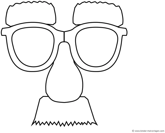 witziges-gesicht-mit-brille-ausmalvorlage