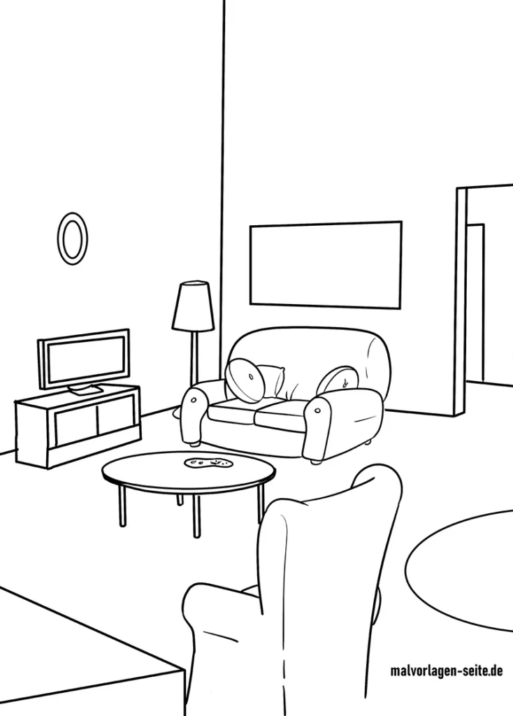 wohnzimmer-mit-sofa-und-fernseher-ausmalvorlage