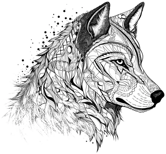 wolf-ausmalvorlage-kreativ-und-detailreich