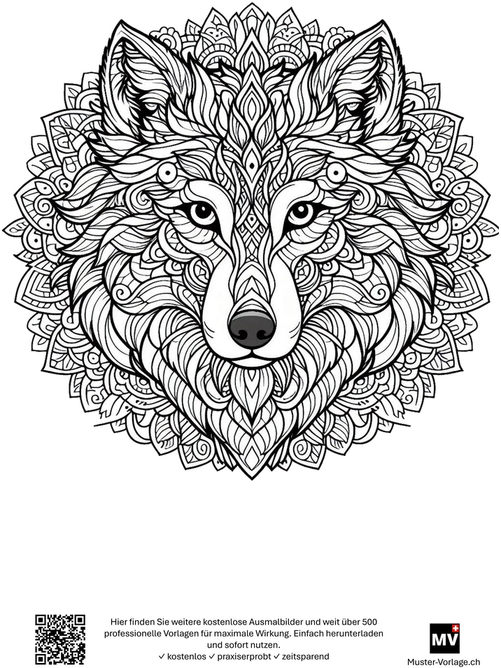 wolf-in-kunstvollem-design-ausmalvorlage