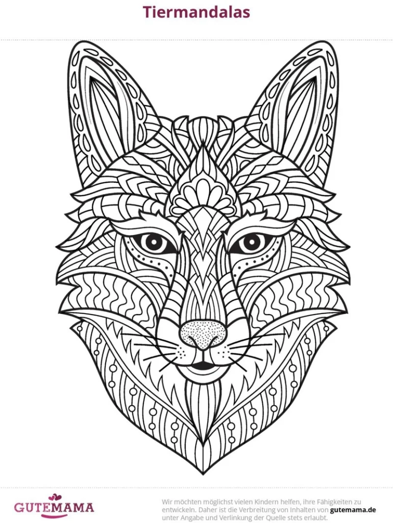 wolf-mandala-ausmalvorlage
