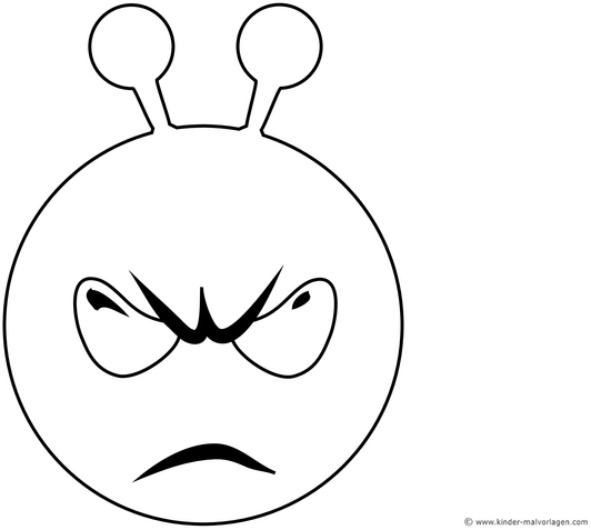 wütendes-alien-malvorlage