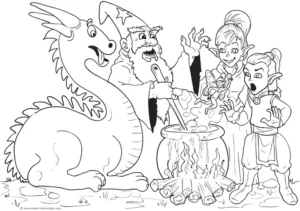 zauberer-drachen-beim-zaubertrank