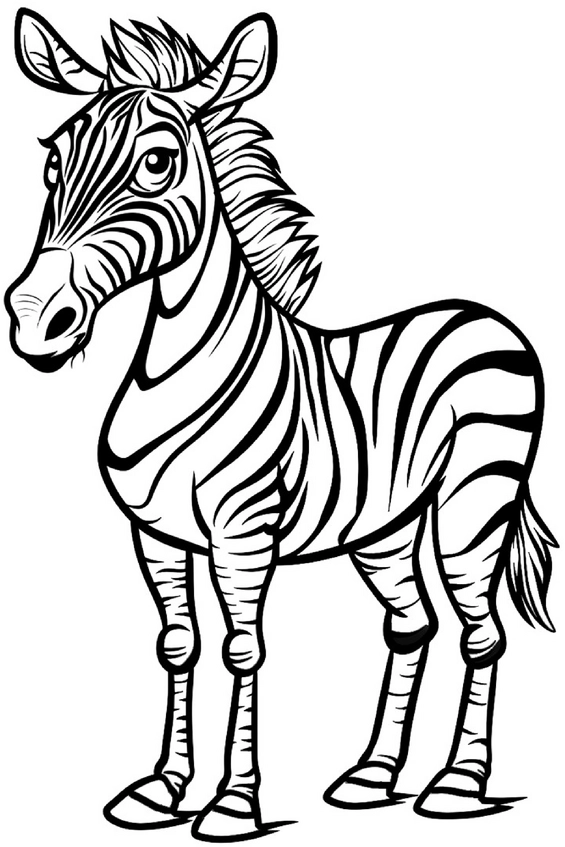 zebra-malvorlage-ausmalbild-fuer-kinder