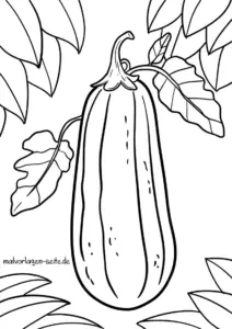 zucchini-ausmalvorlage-kreativ-gestalten